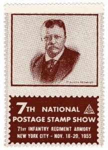 (I.B) US Cinderella : National Postage Stamp Show (New York 1955)