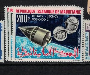 Mauritania Space SC 48-50 MNH (5ewd)