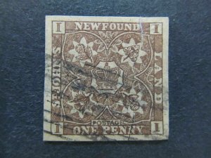 A5P14F1 Canada Newfoundland 1861-64 1d Used-