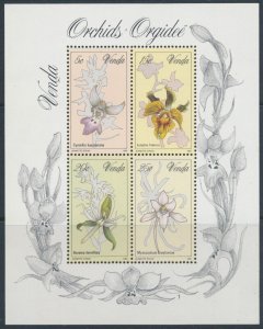 South Africa Homelands Venda  Sc 48 - 51 MNH Orchids and Mini Sheet