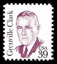 PCBstamps    US #1867c 39c Grenville Clark, perf. 10.9 MNH, (4)