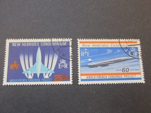 New Hebrides 1968 Sc 130-1 set FU