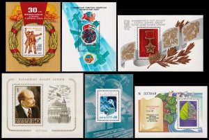 Russia Scott 5232 -- 5318 Souvenir Sheets (1984) Mint NH VF, CV $9.50 C