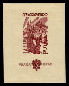 Czechoslovakia - Mint Souvenir Sheet Scott #1257 (Hradcany Castle)