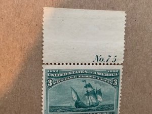 1893 Scott #232 Columbus 3 Cents Stamp