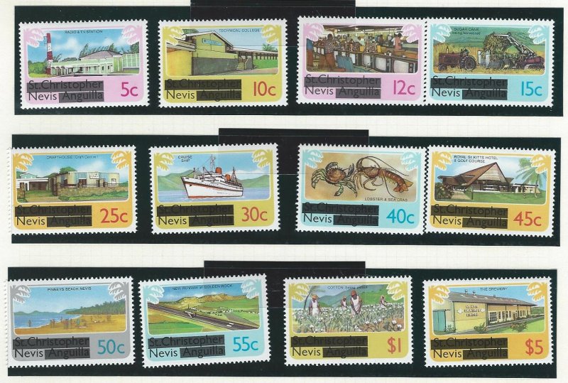 Nevis      mnh sc#   100 - 112