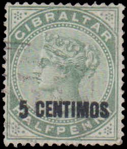 Gibraltar #22, Incomplete Set, 1889, Used