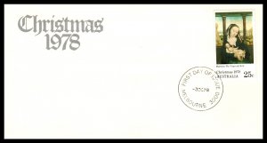 Australia 688-690 Christmas Set of Two U/A FDC