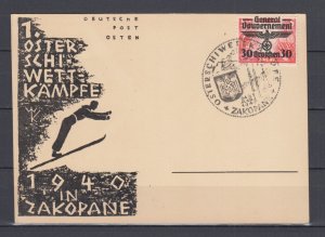 Third Reich Propaganda Postcard 1940 Generalgouvernement