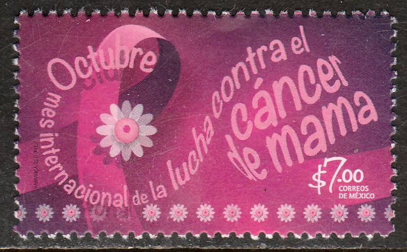 MEXICO 3066, FIGHT BREAST CANCER. MINT, NH. VF.