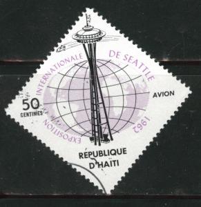 HAITI Scott C200 used CTO airmail 1962 Seattle fair 