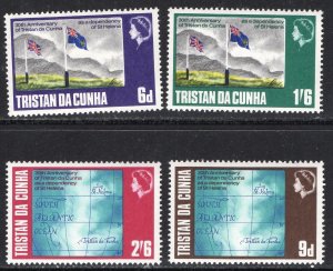 Thematic stamps TRISTAN DA CUNHA 1968 DISCOVERY 117/20 mint