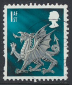 Wales  GB  1st Dragon   SG W99  Used    SC#  21  see details