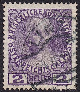 Austria - 1908 - Scott #111a - used - LINZ pmk