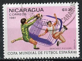 Nicaragua; 1981: Sc. # 1109A: O/Used CTO Single Stamp