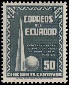 ✔️ ECUADOR 1939 - NEW YORK FAIR - SC. 391 MNH [032]