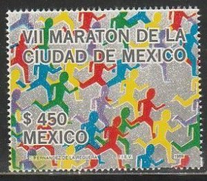 MEXICO 1624, MEXICO CITY MARATHON. MINT, NH. VF.