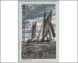 Norway Used NK 1115   Colin Archer (first lifeboat) 3.2 Krone Multicolor