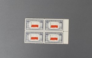 909, Poland, Block of 4, Mint OGNH, CV $2.00