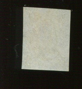 1 Franklin Imperf Used Stamp with PF Cert (Bz 640)