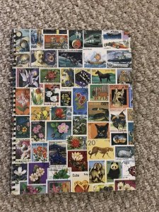Stock Book for Stamps - 5 double side pages w/ glassine page divider KSP