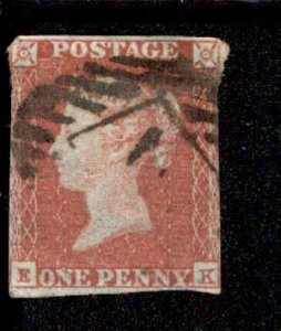 Great Britain #3 London Inland Cancel Lettered EK USD10.00