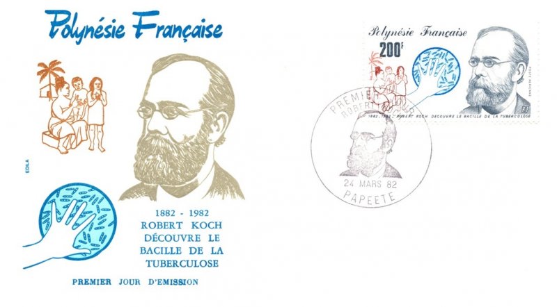 French Polynesia, Worldwide First Day Cover, Medical