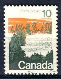 Canada; 1972: Sc. # 594:  Used Perf.  12 1/2 x 12 Single Stamp
