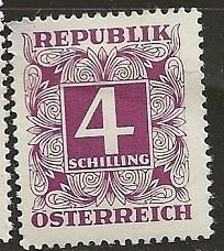Austria ^  Scott # J257 - MH