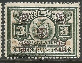 U.S. Scott New York State Revenue Unlisted - Used Single