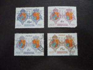 Stamps - Bermuda - Scott# 169,171,172,174 - Used Part Set of 4 Stamps