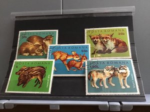 Romania 1972 Wildlife Stamps set R23277