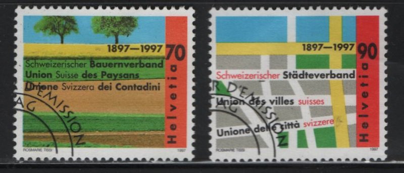 SWITZERLAND, 996-997, USED,1997 Swiss farmers union