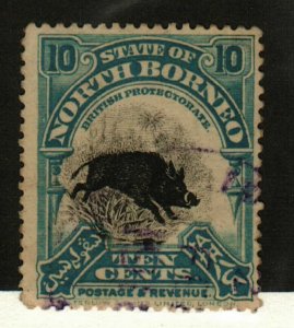 North Borneo #1144 used wild pig boar