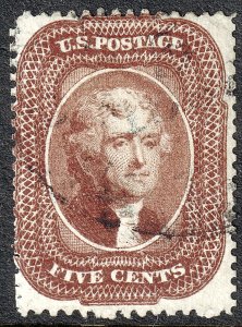 #28 Used, F-VF, Light cancel (CV $1100 - ID36764) - Joseph Luft