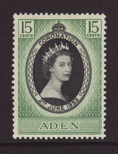 1953 Aden Coronation Stamp Mint
