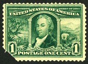 U.S. #323 MINT OG HR THIN