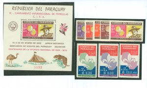 Paraguay #850-857a Mint (NH) Souvenir Sheet (Scouts)