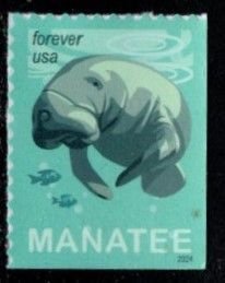 #5851 2024 Save the Manatees - MNH