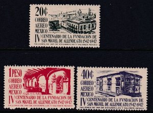 Mexico C129-C131 MNH VF