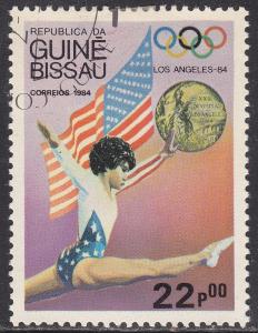 Guinea-Bissau 615 CTO 1984 Flag, Medal & Olympic Winner