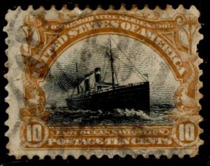 US Stamps #299 USED OCEAN NAVIGATION ISSUE ISSUE