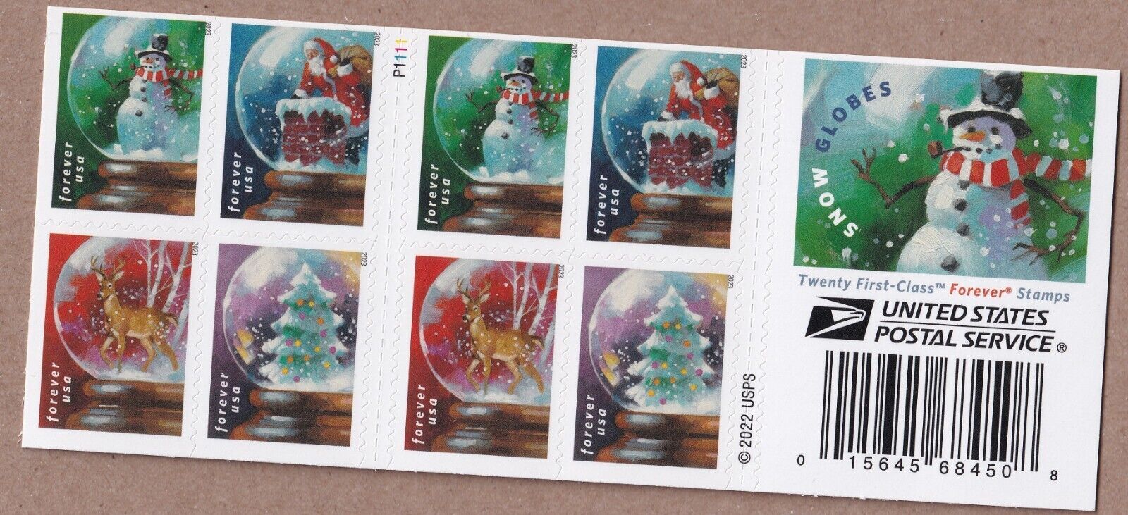  USPS Snowy Day Forever Postage Stamps (20 Stamps) : Office  Products