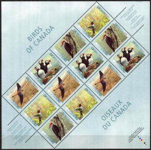 Canada 1996 Birds Mi.1527/30 Sheet MNH