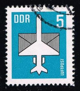 Germany DDR #C8 Plane and Envelope; CTO