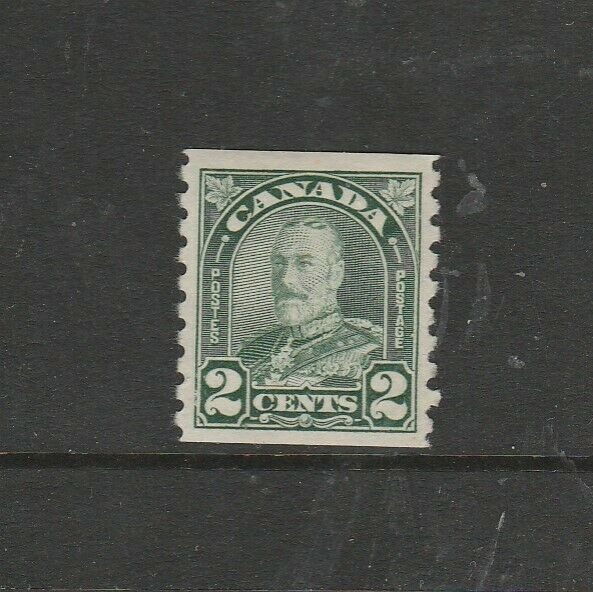 Canada 1930 Defs Coil, 2c Green Imperf x P8.5 MM SG 306