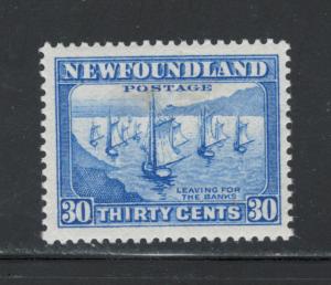 Newfoundland 1932 Fishing Fleet 30c Scott # 198 MH