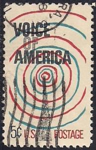 1329 5 cent Voice of America VF used