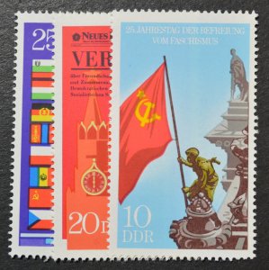 DDR Sc # 1200-1202, VF MNH