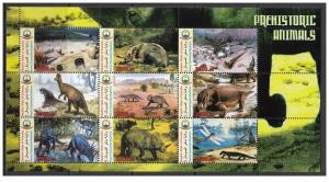 SOMALIA SHEET MNH DINOSAURS